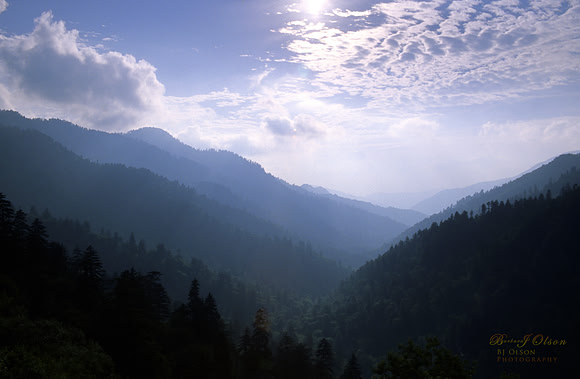 Great Smokey Mountains at Sunset