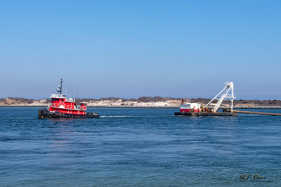 Tugboat and Barge