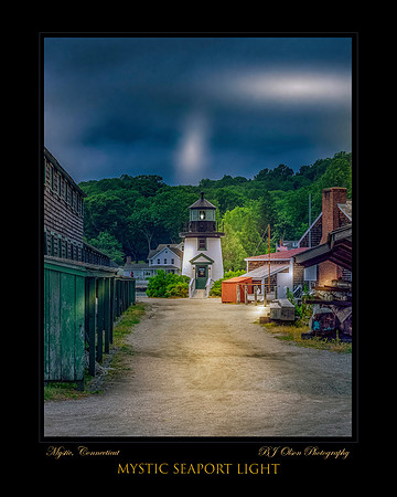 Mystic Seaport Lighthouse Gallery Print