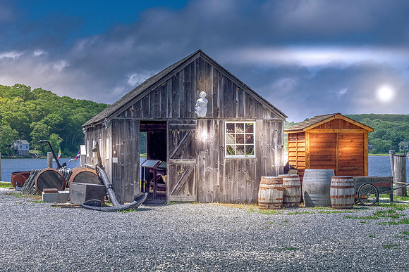 Boatyard at Mystic